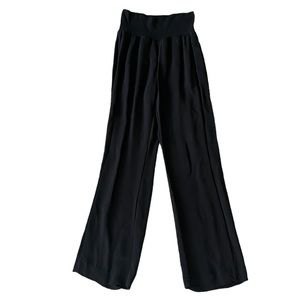 Ania Schierholt High Waisted Trousers Black Size 6